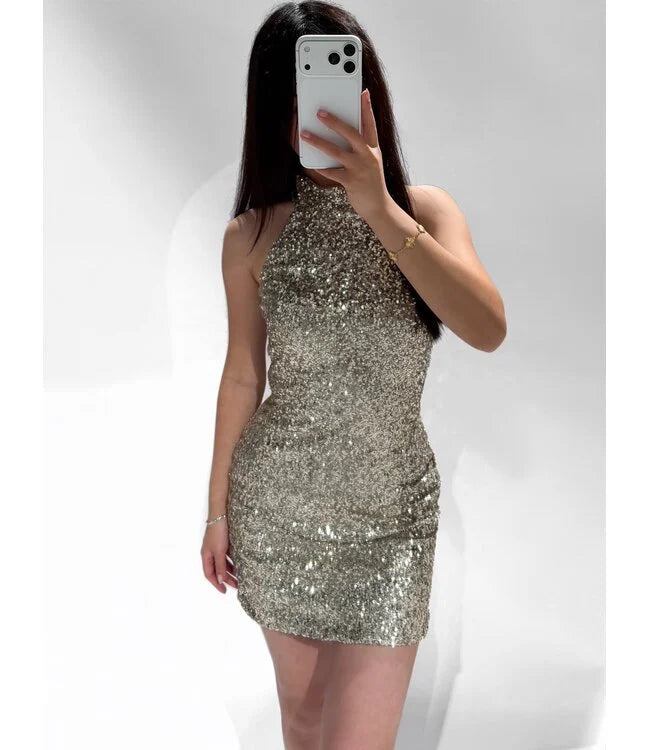 GINA DRESS GOLD - PRE ORDER 28-11