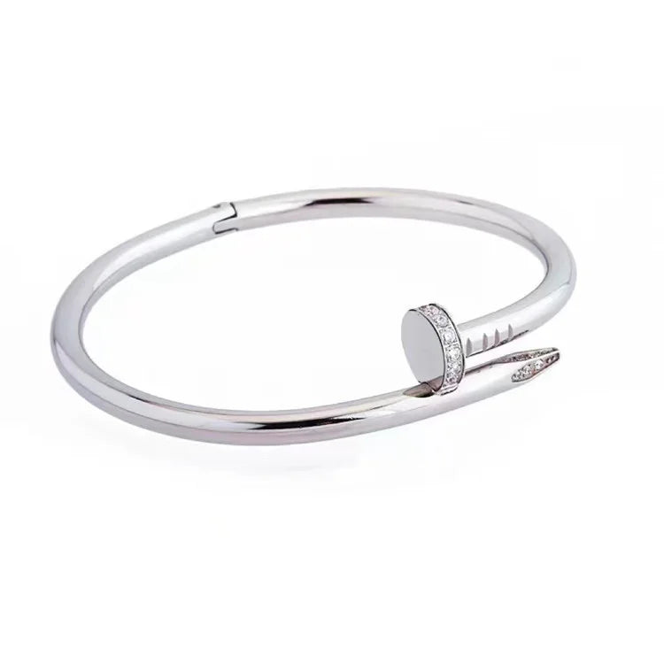 SPIKE BANGLE SILVER