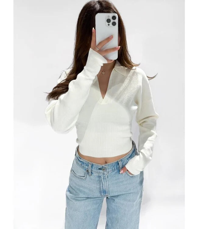 ZIRA TOP ECRU PRE-ORDER 8-12